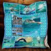I Swim To Find Peace With Myself Quilt Hn050809  Quilt